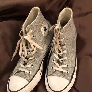 High Top Converse -Size 7.5 US